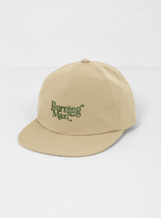 Burning Man Embroidered Cap Beige by Sublime | Couverture & The Garbstore