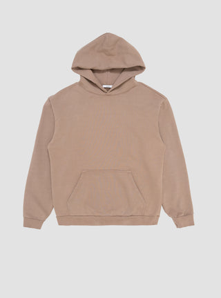 Oval Logo Midweight Hoodie Sand by Simple | Couverture & The Garbstore