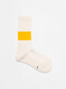Classic Silk & Cotton Crew Socks Yellow by ROTOTO | Couverture & The Garbstore