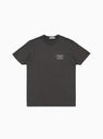 Oval Logo T-Shirt Charcoal by Simple | Couverture & The Garbstore