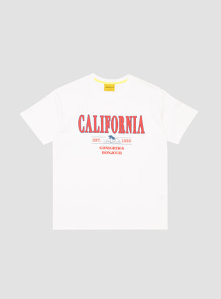 California T-shirt White by Conichiwa Bonjour | Couverture & The Garbstore