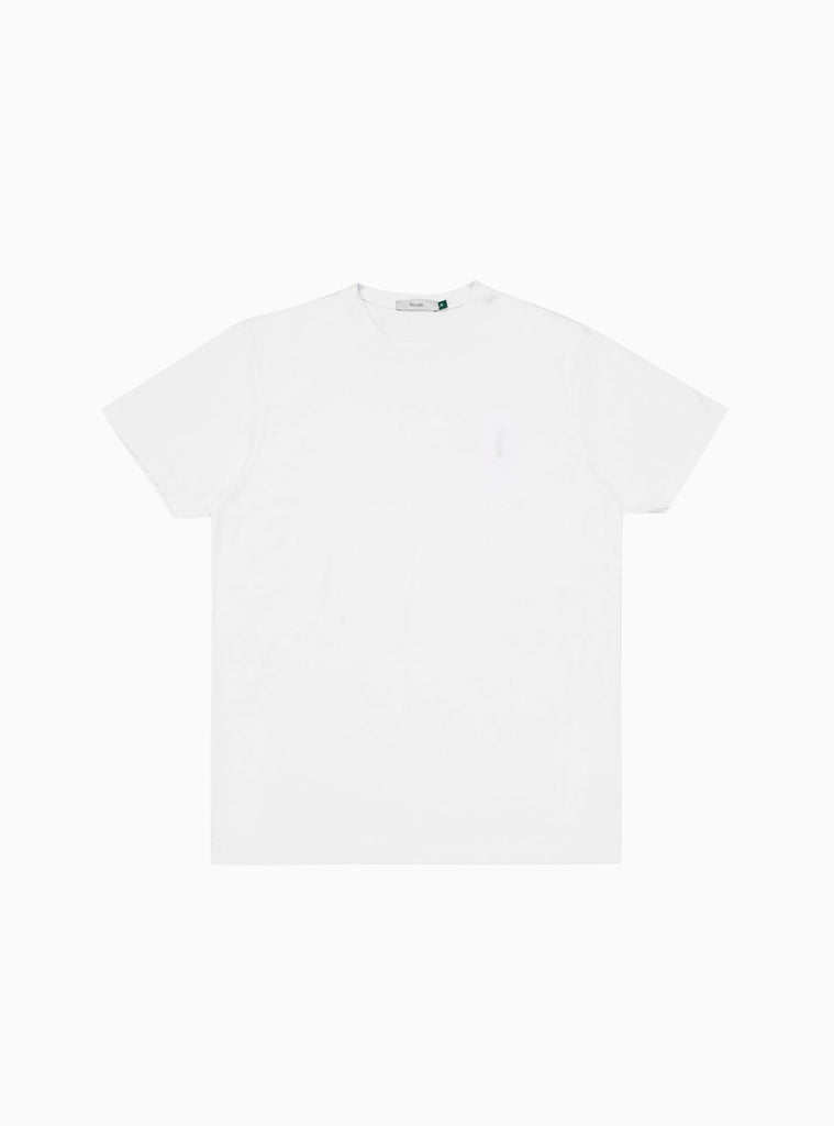Simple Logo T-Shirt White by Simple by Couverture & The Garbstore