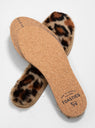 Merino Sheepskin Insoles Leopard Print by Toasties | Couverture & The Garbstore