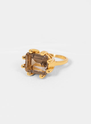 Square Claw Ring Smoky by Shyla | Couverture & The Garbstore