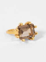 Square Claw Ring Smoky by Shyla | Couverture & The Garbstore