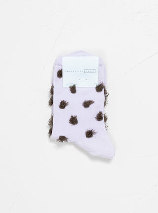 Nori Crew Socks Lilac by Hansel From Basel by Couverture & The Garbstore