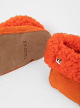 Slipper Socks Orange by Toasties | Couverture & The Garbstore