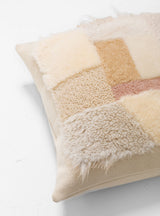 Small Sheepskin Scrap Pillow Pale Mix by Milena Silvano | Couverture & The Garbstore