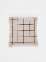 Calm Cushion Camel & Black by ferm LIVING | Couverture & The Garbstore