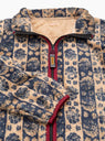 Damask Fleece Zip Blouson Jacket Beige by Kapital by Couverture & The Garbstore