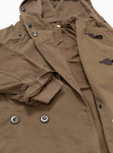 Katsuragi Cotton TRI-P Ring Coat Khaki by Kapital | Couverture & The Garbstore