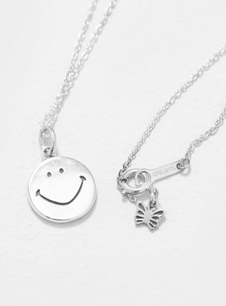 Smilie Pendant Silver by Needles | Couverture & The Garbstore