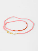 Asym Bold Necklace Peach Biscuit by Anni Lu | Couverture & The Garbstore