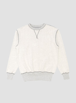 Aekainal Reversed Crew Neck Sweater Hambledon Grey by Sunray Sportswear | Couverture & The Garbstore