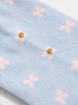 Flower Beads Socks Light Blue by Minä Perhonen | Couverture & The Garbstore