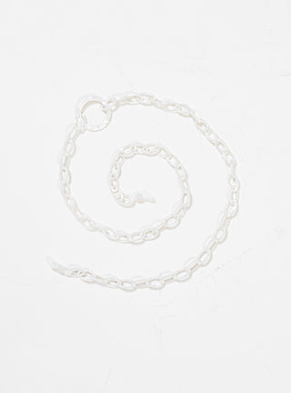 Smiley Glasses Chain Opal White by Orris London | Couverture & The Garbstore