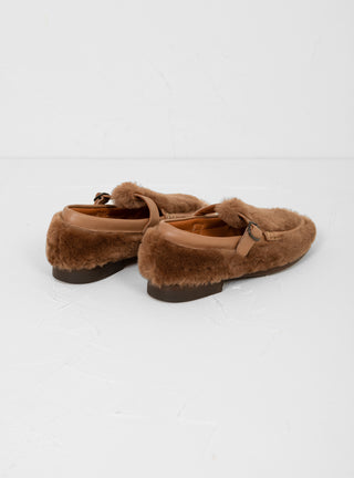 Alber Shearling Loafer Taupe by Hereu | Couverture & The Garbstore