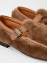Alber Shearling Loafer Taupe by Hereu | Couverture & The Garbstore