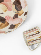 Big Fruit Bowl Brown & Pink by Dohm Ceramics | Couverture & The Garbstore