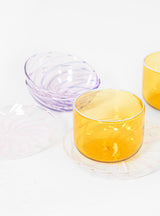 Tint Glasses Set of 2 Yellow & White Rim by Hay | Couverture & The Garbstore