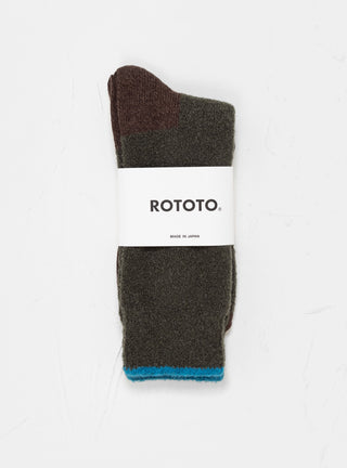 MOF Socks Green by ROTOTO by Couverture & The Garbstore