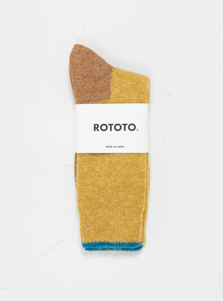 MOF Socks Yellow by ROTOTO by Couverture & The Garbstore