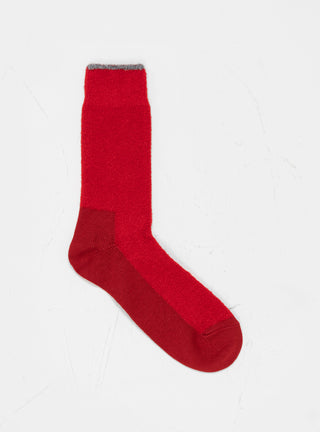 MOF Socks Red by ROTOTO by Couverture & The Garbstore