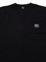 Mini Waffle Mock Neck T-shirt Washed Black by Brain Dead | Couverture & The Garbstore
