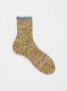 6 Colour Twister Heather Socks Yellow by Mauna Kea | Couverture & The Garbstore