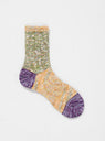 3 Point Switching Socks Green by Mauna Kea | Couverture & The Garbstore