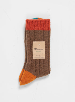 Wool 4 Colour Socks Red by Mauna Kea | Couverture & The Garbstore