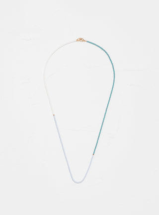 Miyuki Beads Necklace Short Capri, Lavender & Ecru by Helena Rohner | Couverture & The Garbstore