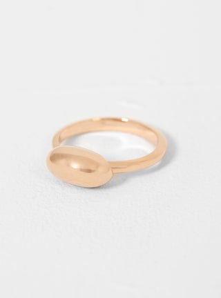 Oval Gold Plated Bead Ring by Helena Rohner | Couverture & The Garbstore