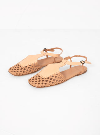 Reixa Leather T-Bar Sandal Natural by Hereu | Couverture & The Garbstore