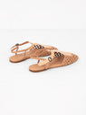 Reixa Leather T-Bar Sandal Natural by Hereu by Couverture & The Garbstore