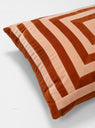 Lucy Cushion Plaster & Burnt Orange by Christina Lundsteen by Couverture & The Garbstore