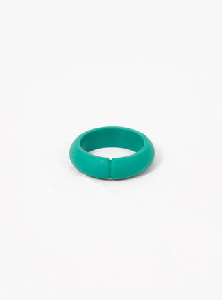 Simple Round Ring Cadmium Green by Helena Rohner by Couverture & The Garbstore