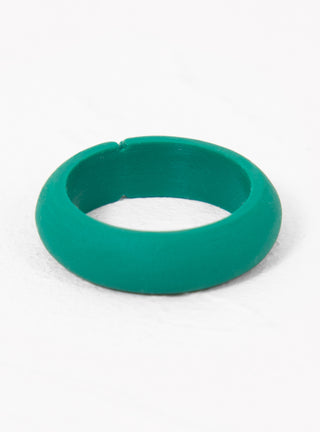Simple Round Ring Cadmium Green by Helena Rohner by Couverture & The Garbstore