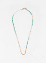 Short Miyuki Beads Necklace Green Mix by Helena Rohner by Couverture & The Garbstore