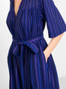 Michelle Striped Dress Blue by Mii Collection | Couverture & The Garbstore