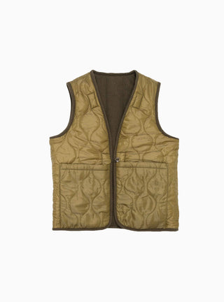 Reversible Liner Vest Olive by Garbstore | Couverture & The Garbstore