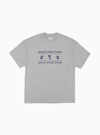 Every Sport Short Sleeve T-shirt Grey Marl by Arnold Park Studios | Couverture & The Garbstore