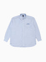Oxford B.D. Solid Baggy Fit Shirt Embroidered Sax Blue by J. Press by Couverture & The Garbstore