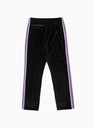 Narrow Track Pant Velour Black by Needles by Couverture & The Garbstore