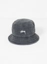 Washed Stock Bucket Hat Charcoal by Stüssy | Couverture & The Garbstore