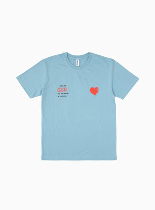 Queen Short Sleeve Tee Powder Blue by Reception by Couverture & The Garbstore