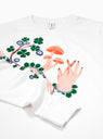 Hand Long Sleeve Rugby Tee White by Reception | Couverture & The Garbstore