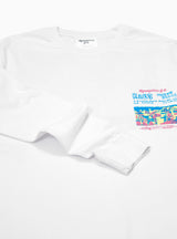 Raes Long Sleeve Tee White by Reception | Couverture & The Garbstore