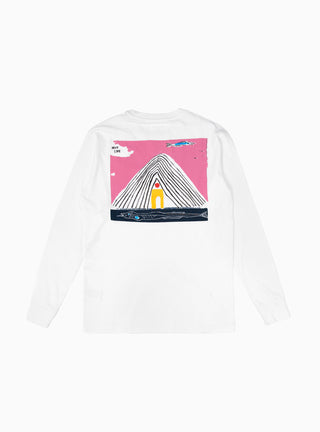Raes Long Sleeve Tee White by Reception by Couverture & The Garbstore