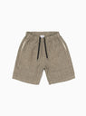Home Party Short Brown Check by Home Party | Couverture & The Garbstore